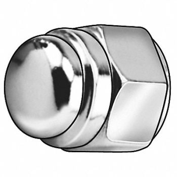 GRAINGER APPROVED CpNt FltHd Chrm Stl 7/16 -14 .690 5PK, 4GVF6