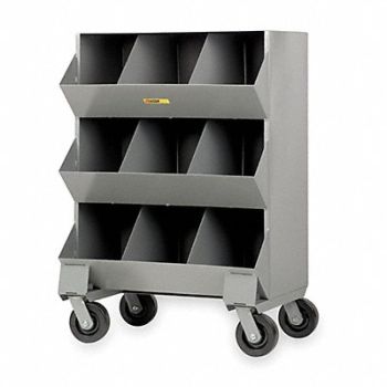 LITTLE GIANT Bin Cart 20x32x45-1/2 in 2400 lb Cap., 4GVU4