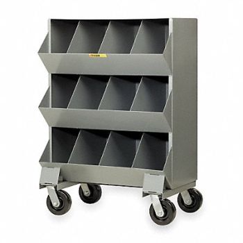 LITTLE GIANT Bin Cart 20x32x45-1/2 in 2400 lb Cap., 4GVU5