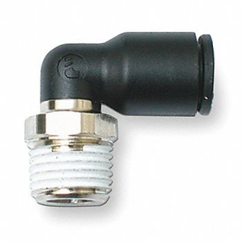 LEGRIS Male Elbow Tube 8mm Pipe 1/8 In PK10, 4GWL4