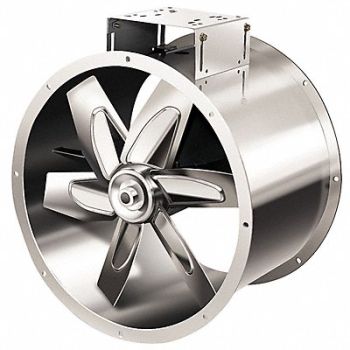 DAYTON Steel 52 Dia 36 L 65 H Tubeaxial Fan, 7AG81
