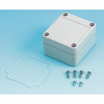 BOX ENCLOSURES Enclosure 2-23/64 in W 1-37/64 in D, 4GXX3