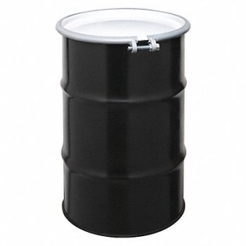 GRAINGER APPROVED Transport Drum Black 18ga 1.2mm, 4GY28