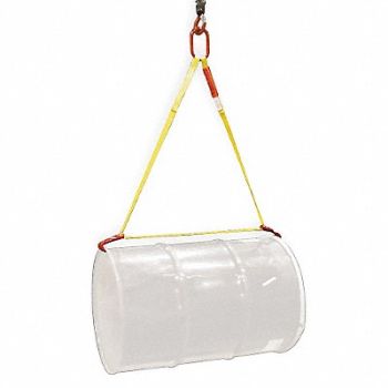 LIFT-ALL Drum Sling Yellow Horizontal Polyester, 4GY53