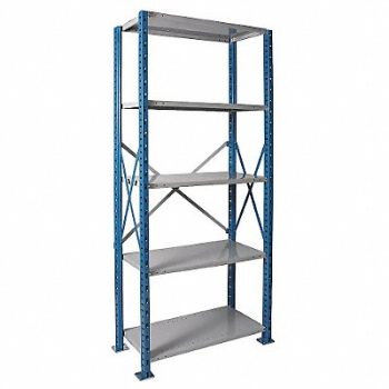 HALLOWELL Metal Shlvng Cap 1250 lb 24inx120inx48in, 4HAJ7