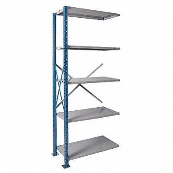 HALLOWELL Metal Shlvng Cap 500 lb 24inx120inx48in, 4GZW3