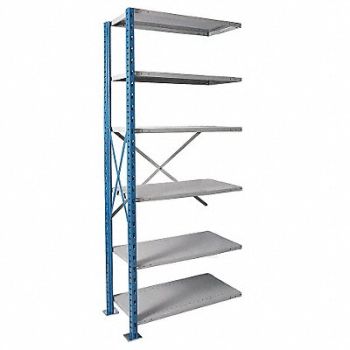 HALLOWELL Metal Shlvng Cap 500 lb 24inx120inx48in, 4GZW7