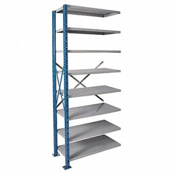HALLOWELL Metal Shlvng Cap 500 lb 24inx120inx48in, 4GZX2