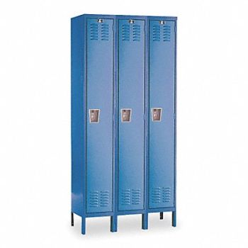 HALLOWELL G7198 Lckr 1x3Lckr Mrn Bl 78 x36 x18 UnAssm, 4HA84