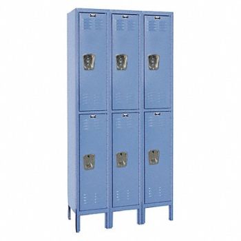 HALLOWELL G7209 Lckr 2x3Lckr Mrn Bl 78 x36 x15 Assm, 4HB70
