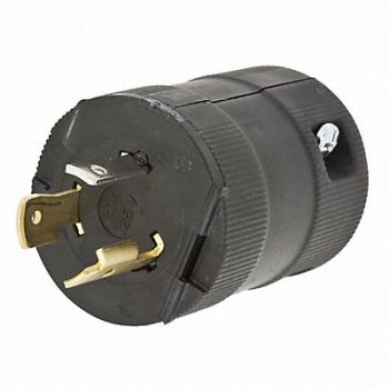HUBBELL Plug 125VAC 20A L5-20P 2P 3W 1PH, 4HD24