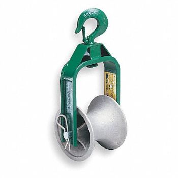 GREENLEE Cable Puller Sheave 4000 lb Max, 4HEA4