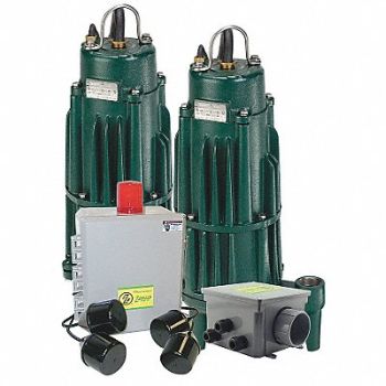 ZOELLER 2 HP Grinder Pump System 240VAC, 4HEX1
