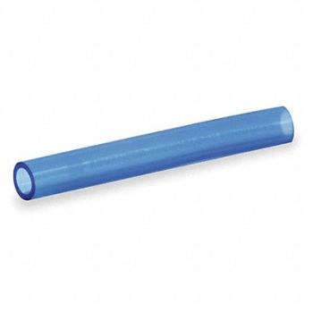 GRAINGER APPROVED Tubing 8 IDx12mm OD 100 Ft Clear Blue, 1PBT4