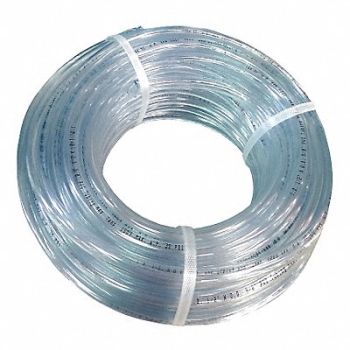 GRAINGER APPROVED Tubing 30 psi at 70F 100 ft Shore A73, 4HL99