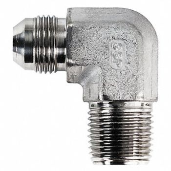 GRAINGER APPROVED Hose Adapter 1/2 NPT 5/8 JIC, 4HM18
