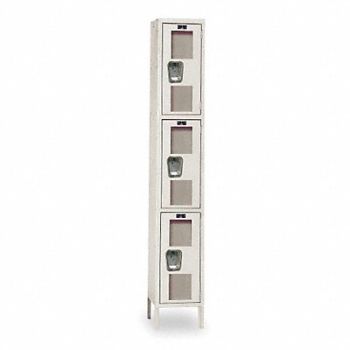 HALLOWELL Wrdrb Lckr 3x1Lckr Tan 78 x12 x18 Assm, 4HU13