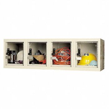 HALLOWELL Bx Lckr 1x4Lckr Tan 14.75 x48 x18 Assm, 4HU22