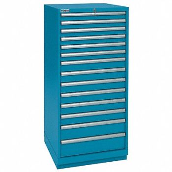 LISTA Mod Drwr Cab 59-1/2 H 14 Drwr Clssc Blue, 4HUY3