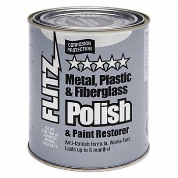 FLITZ PREMIUM POLISHING PRODUCTS Metal Restorer 2 lb Can 8.1 pH, 4HWR1