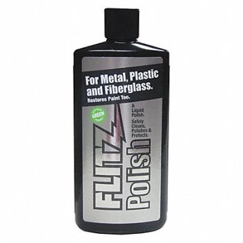 FLITZ PREMIUM POLISHING PRODUCTS Metal Polish 7.6 oz Bottle 8.5 pH, 4HWR2