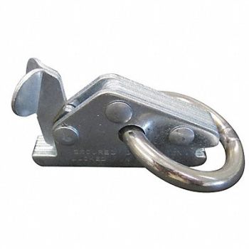 GRAINGER APPROVED E-Track Ring Tie-Off 2000 lb.WLL PK12, 4HXC6