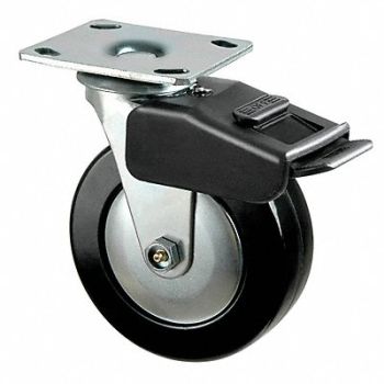 GRAINGER APPROVED Standard Plate Caster Swivel 600 lb., 4HXN4
