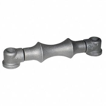 ANVIL Pipe Roll 4 Pipe Galvanized Cast Iron, 4LRA8