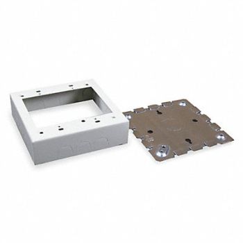 LEGRAND Device Box Ivory Steel Boxes, 4JA47