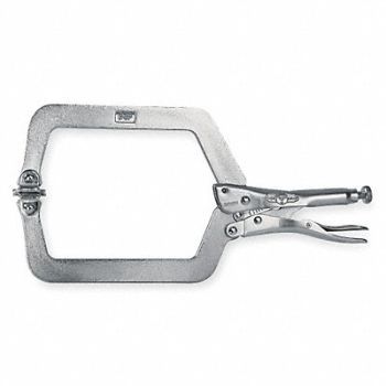 IRWIN VISE-GRIP Locking C-Clamp 9 4-1/2Cap 4-3/4 Throat, 4JA65