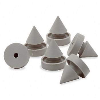 GRAINGER APPROVED Door Silencer PK10, 4JG85