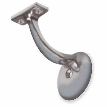 GRAINGER APPROVED Handrail Bracket Aluminum 3 In H, 4JH02