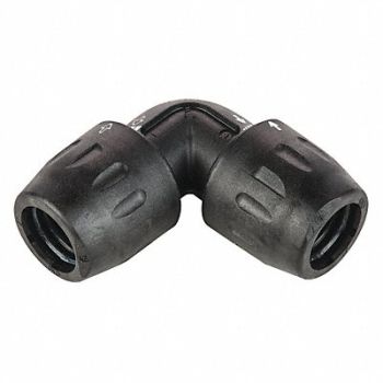 TRANSAIR Tube Fitting 90 Degree Elbow For 17mm, 4JMJ9