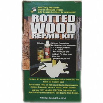 PC PRODUCTS Rotted Wood Repair Kit, 4JMP2
