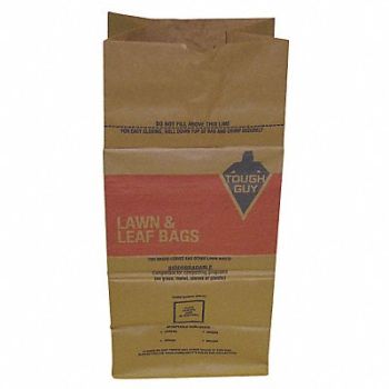 TOUGH GUY Compostable Trash Bag 30 gal Brown PK5, 4JMZ4