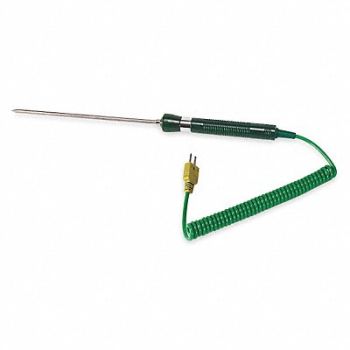 GRAINGER APPROVED Temp Probe Food Type K -122 to 1472 F, 4JPN7