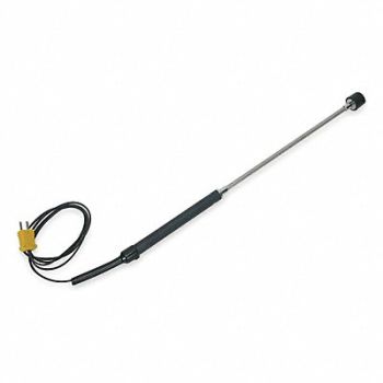 GRAINGER APPROVED Temp Probe Industrial Type K -122 to932F, 4JPN8