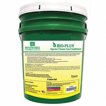 RENEWABLE LUBRICANTS Gas Injector Cleaner Gas 5 Gal Pail, 4JPP9