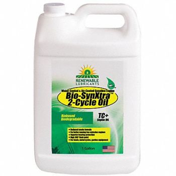 RENEWABLE LUBRICANTS 2-Cycle Engine Oil Bio-Synthetic 1gal, 4JPR2