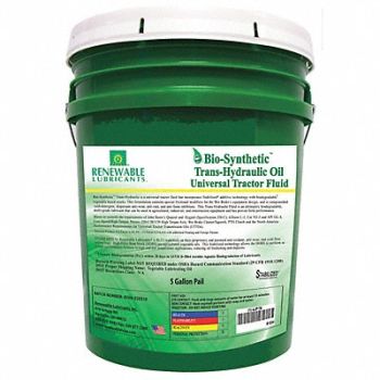 RENEWABLE LUBRICANTS Trans Hyd Fluid Tractor 5 Gal 10W30, 4JPT9