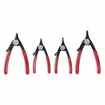 PROTO Retaining Ring Plier Set 18 90 Deg 4 pc, 4JV80