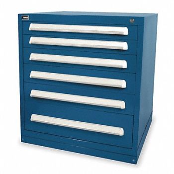 STANLEY VIDMAR Cabinet Pedestal 30 x 27-3/4 x 33H Blue, 4KC80