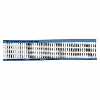 BRADY Wire Marker Preprintd Self-Adhesive PK25, 4KCH4