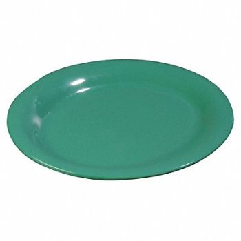 CARLISLE Dinner Plate Round Green PK24, 4KDC9