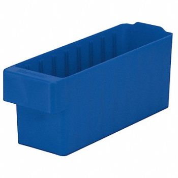 AKRO-MILS Drawer Bin Blue Polystyrene 4 5/8 in, 4KEZ6