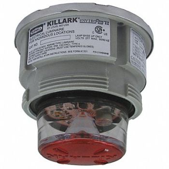 HUBBELL KILLARK Hazardous Warning Light LED Red, 4KGT7