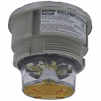 HUBBELL KILLARK Hazardous Warning Light LED Amber, 4KGT9