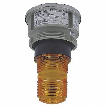 HUBBELL KILLARK Hazardous Warning Light Xenon Amber, 4KGU6