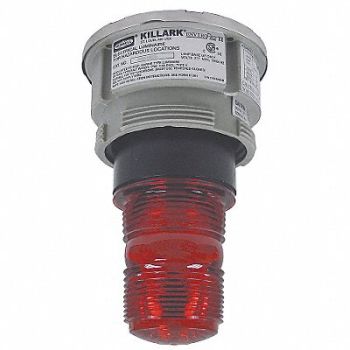 HUBBELL KILLARK Hazardous Warning Light Xenon Red, 4KGU7