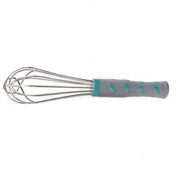 VOLLRATH French Whip L 10 In Aqua, 4KJJ1